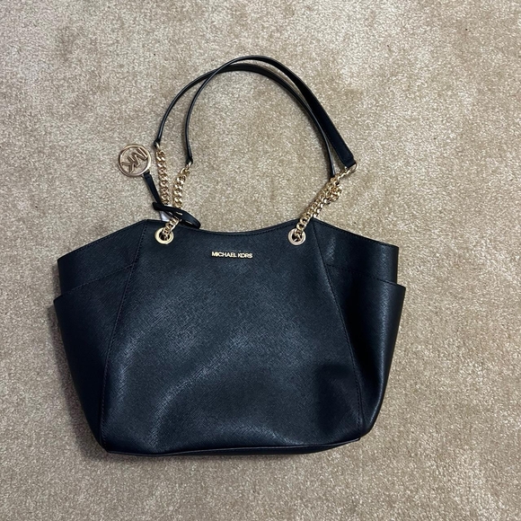 Michael Kors Black Tote Bag - Picture 1 of 4